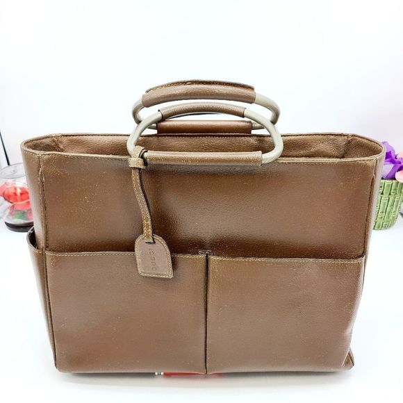 Gucci Handbags - Gucci Brown Leather Satchel Bag